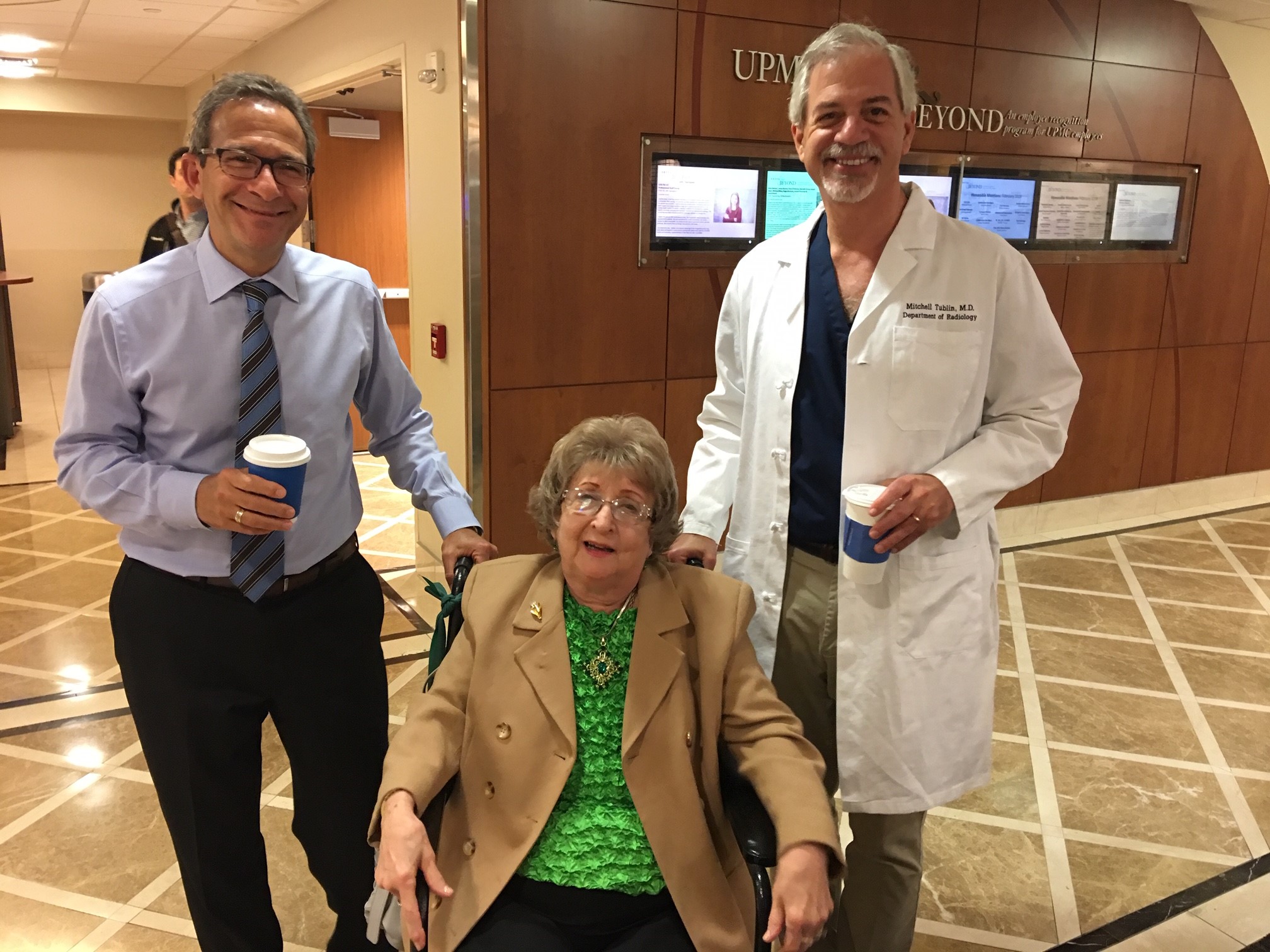 Margie Brindle Visit to UPMC